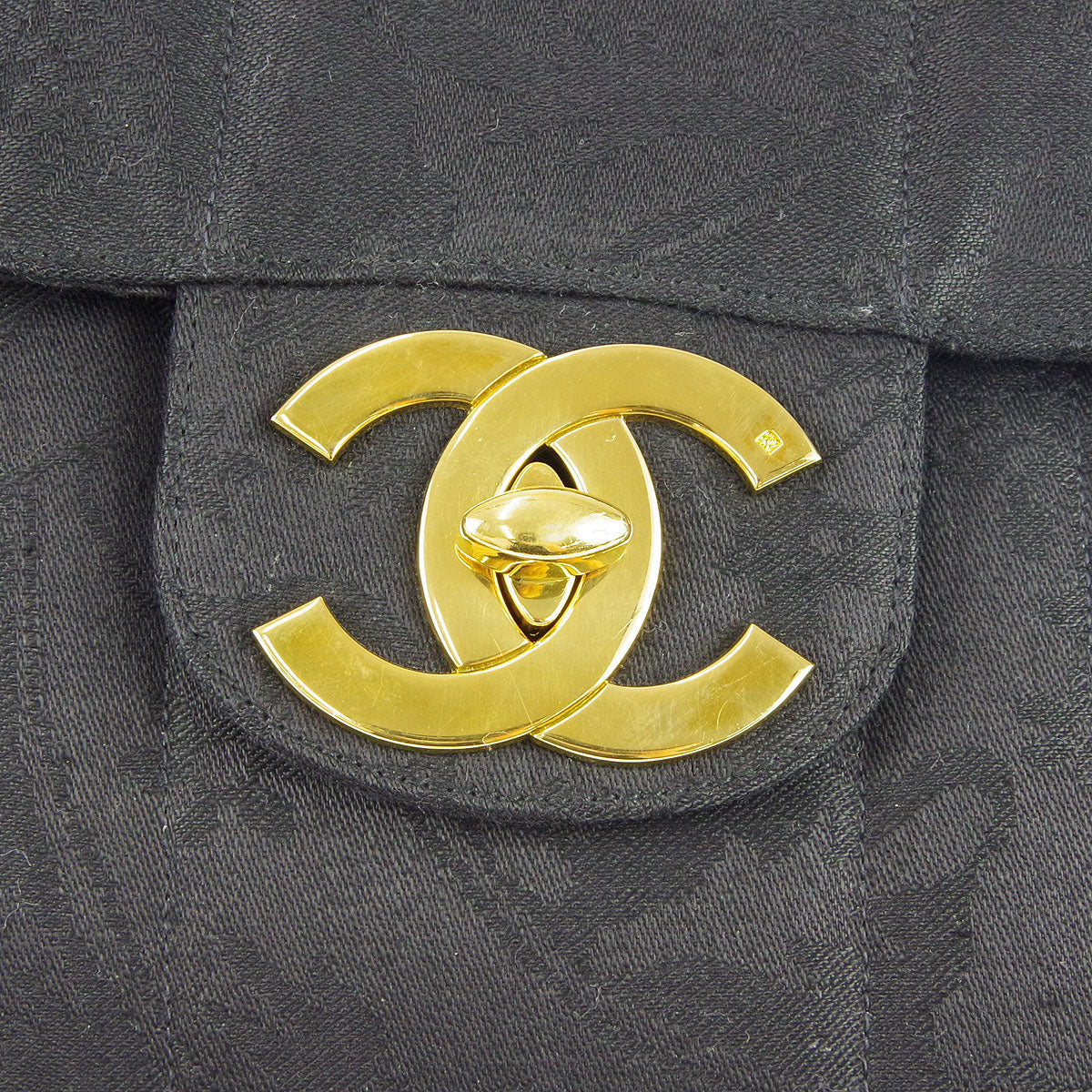 Chanel * 1991-1994 Embroidery Jumbo Classic Flap Bag