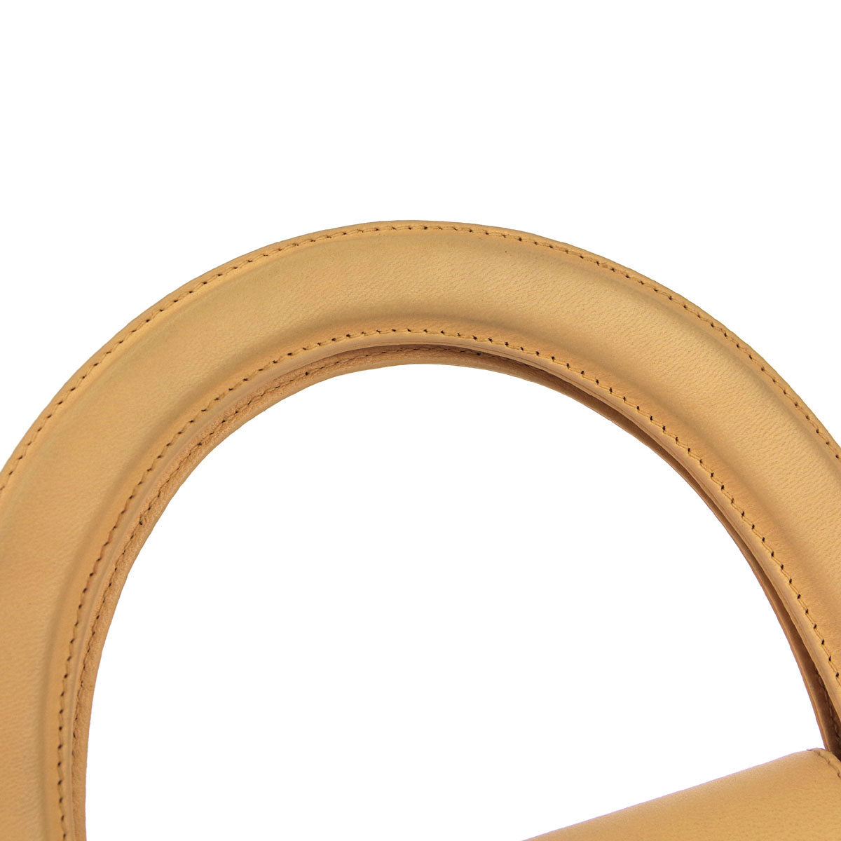Chanel * 1997-1999 Mini Shopping Handbag Beige Calfskin
