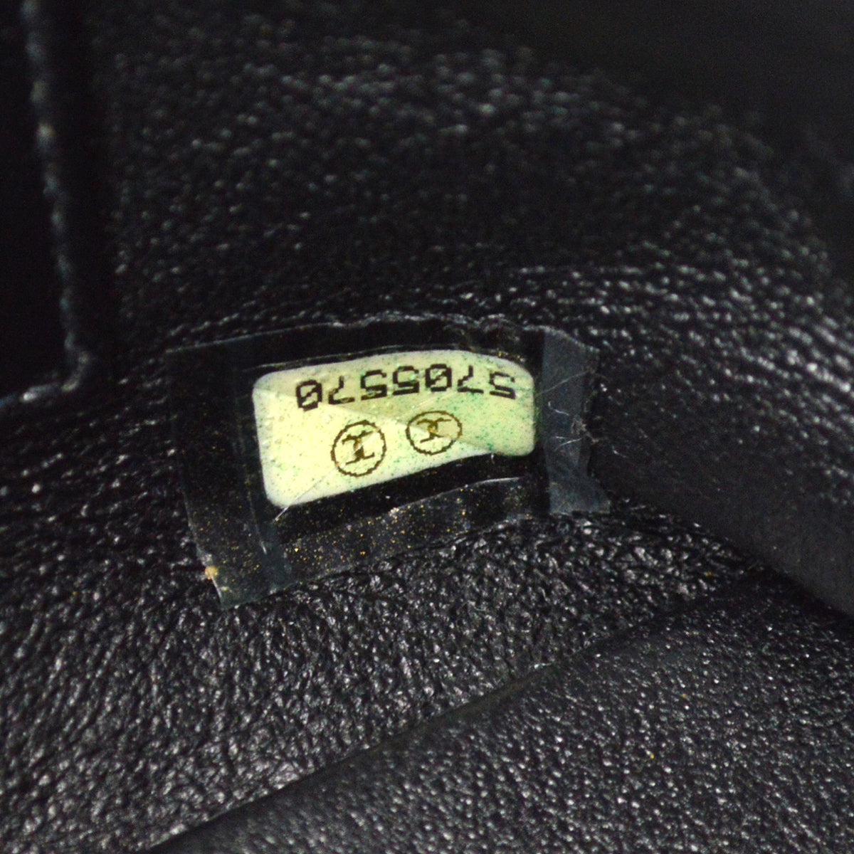 Chanel Chain Shoulder Tote Bag Black Lambskin