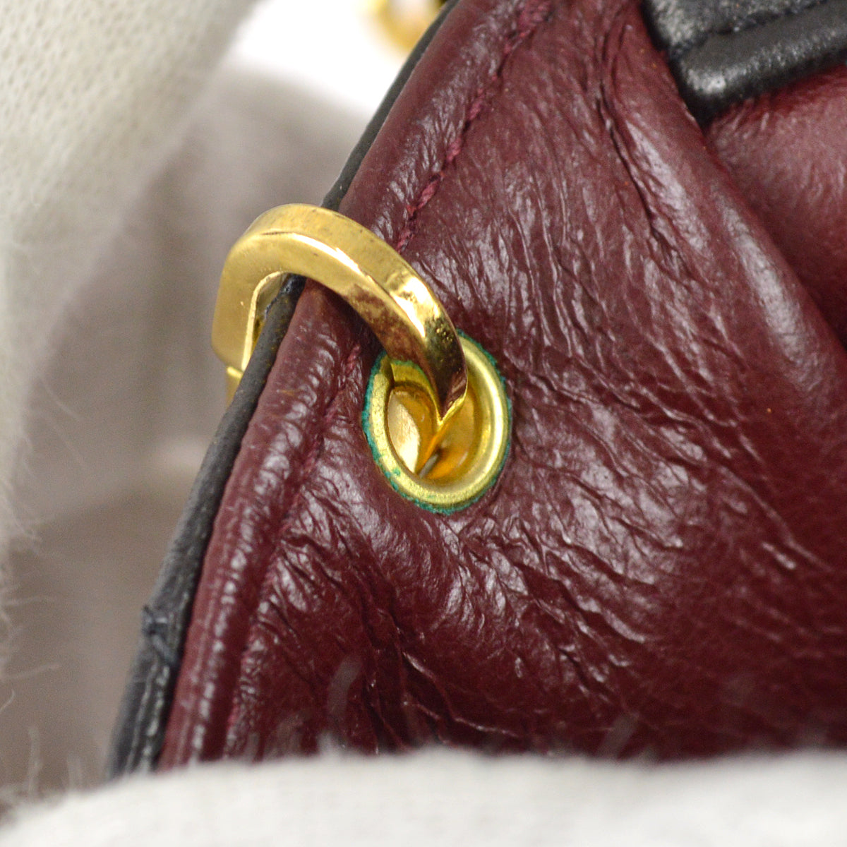 Chanel 1991-1994 Black Lambskin Mini Square Flap Bag 17