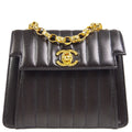 Chanel * Mademoiselle Chain Shoulder Bag Black Lambskin