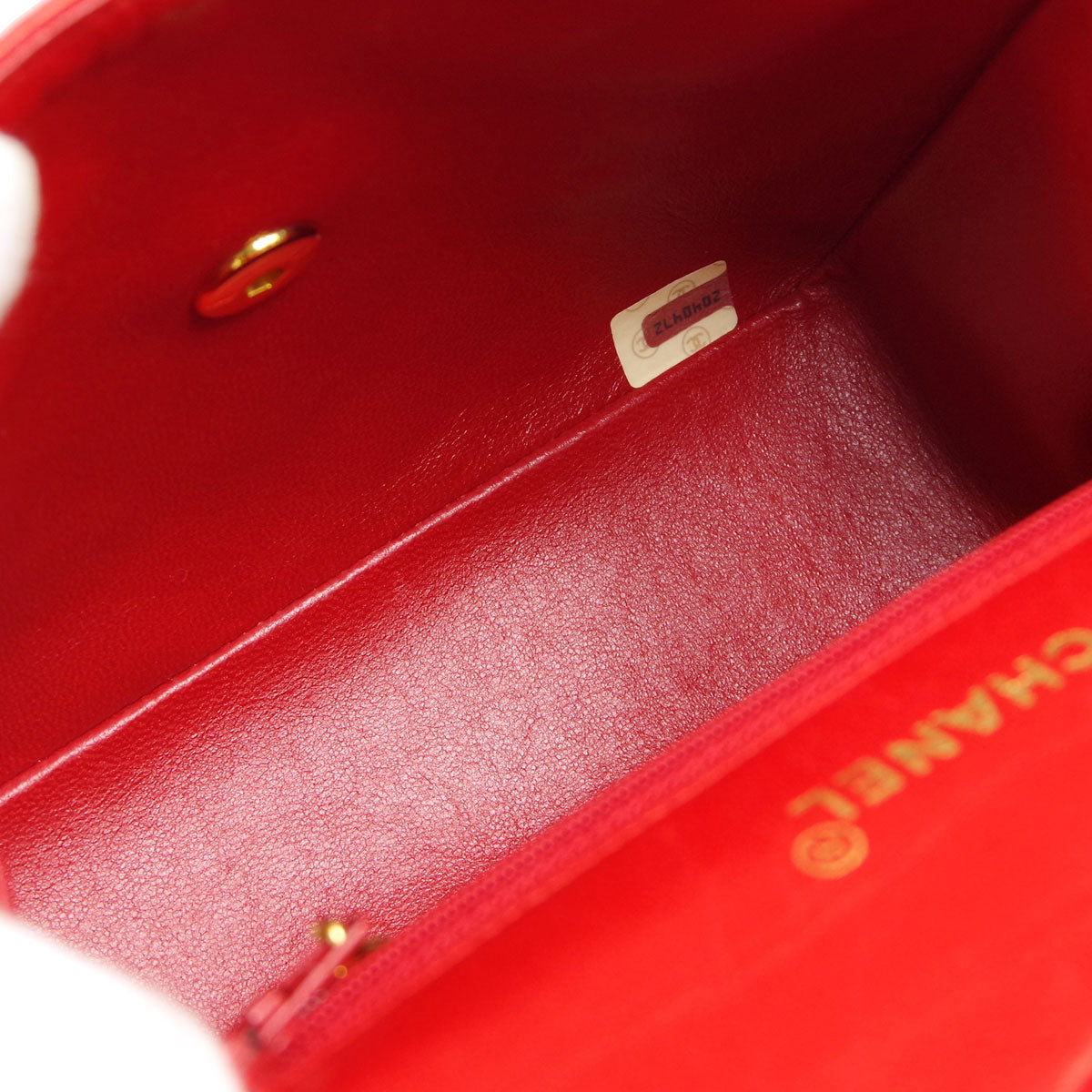 Chanel * Handbag Red Lambskin
