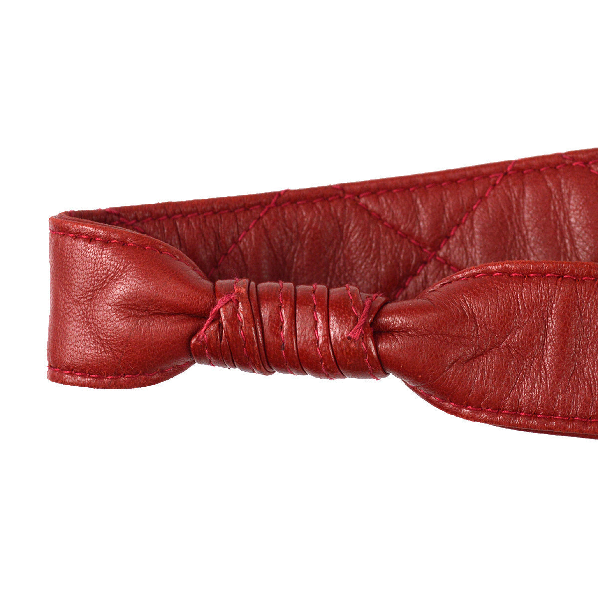 Chanel Full Flap Shoulder Bag Red Lambskin