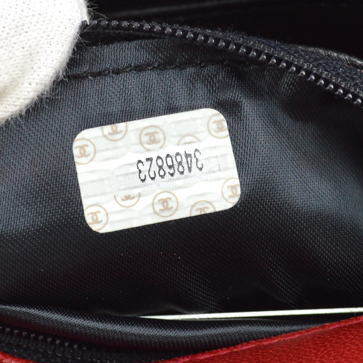 Chanel Full Flap Shoulder Bag Red Lambskin