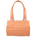 Chanel Choco Bar Handbag Pink Lambskin