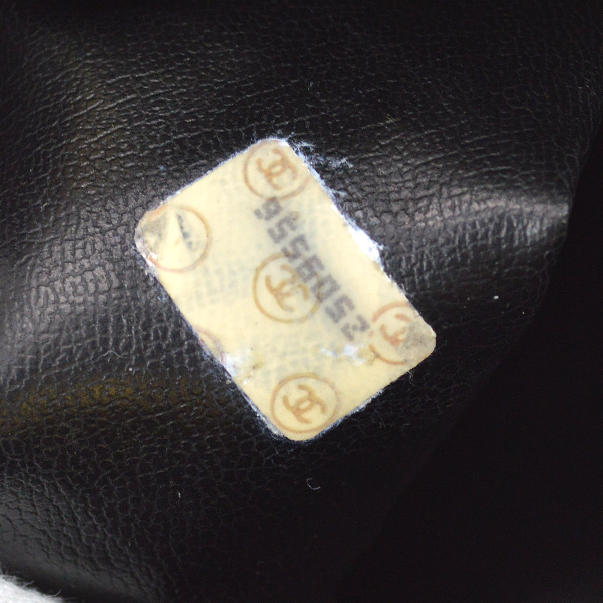 Chanel Triple CC Bucket Shoulder Bag Black Caviar
