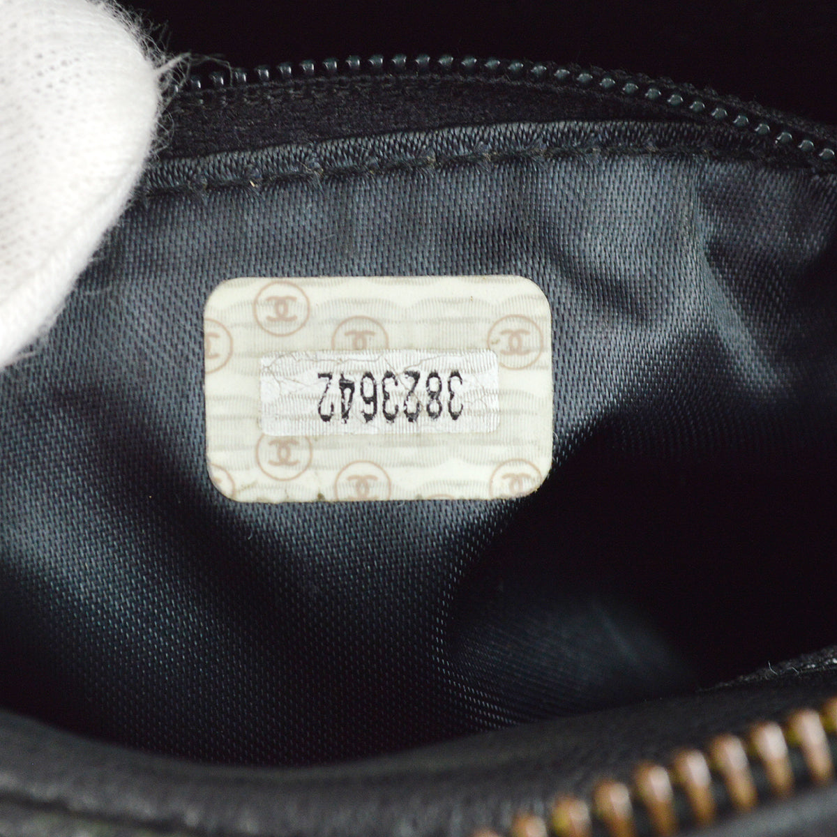 Chanel Chain Shoulder Bag Black Lambskin