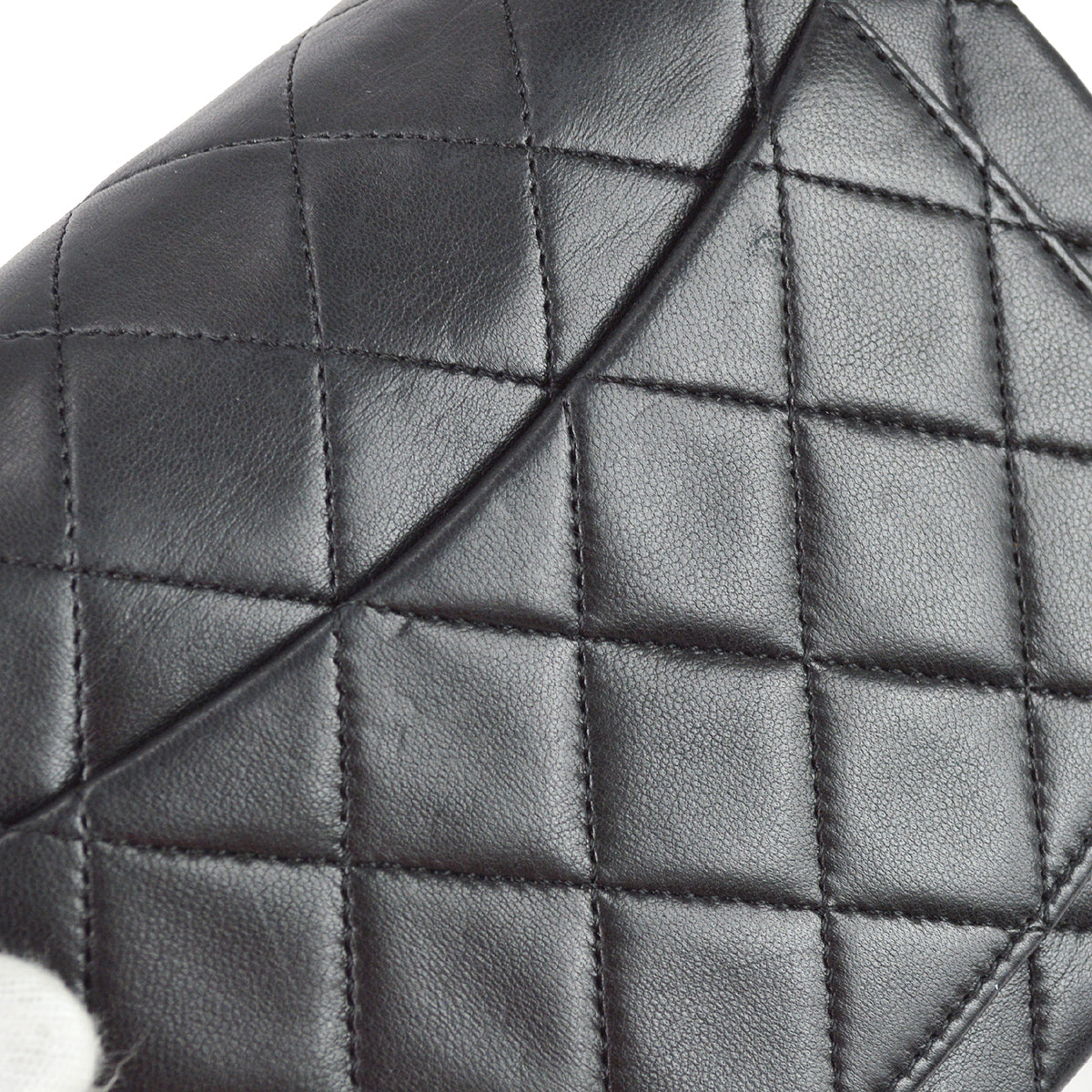 Chanel Black Lambskin Mini Square Flap Bag 17