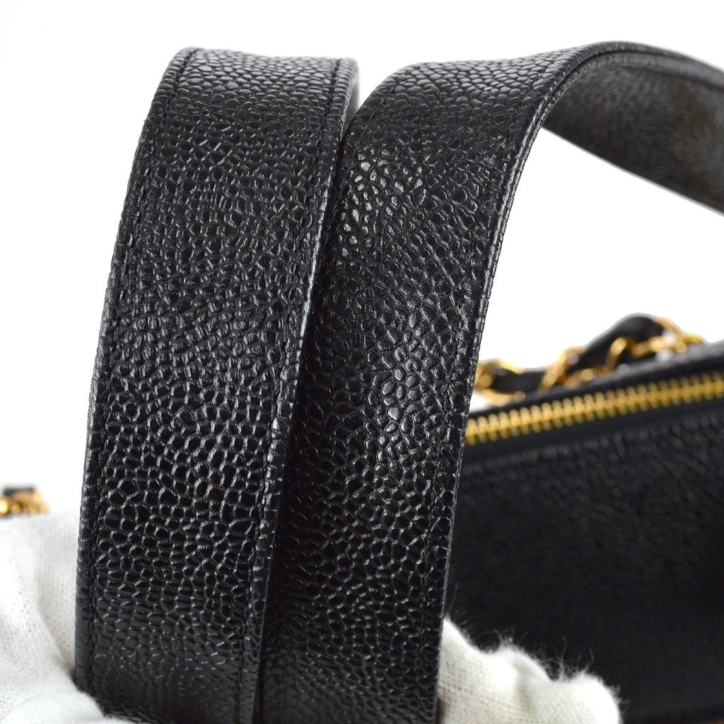 Chanel Chain Shoulder Bag Black Caviar