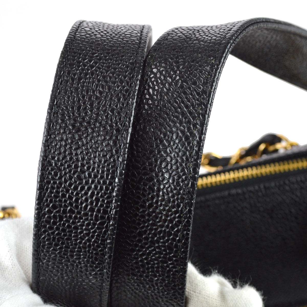Chanel Chain Shoulder Bag Black Caviar