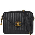 Chanel Mademoiselle Chain Shoulder Bag Black Caviar