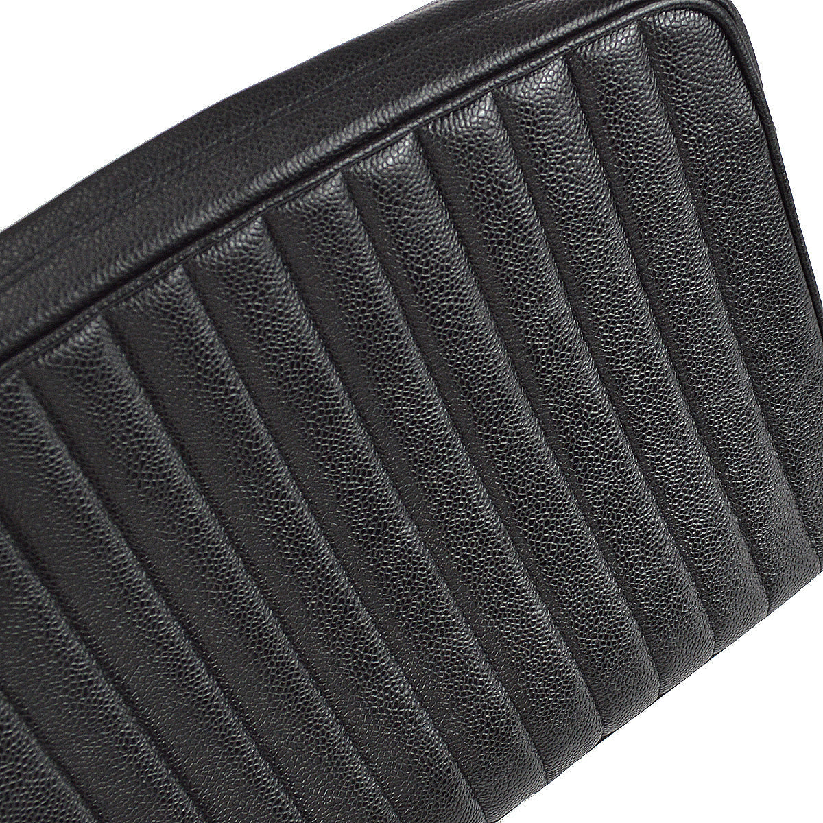 Chanel Mademoiselle Chain Shoulder Bag Black Caviar