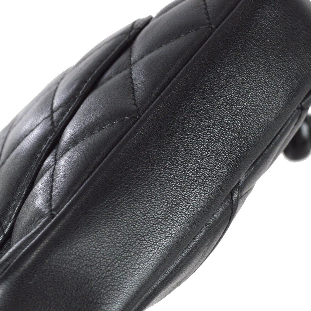 Chanel Cambon Ligne Shoulder Bag Black Calfskin