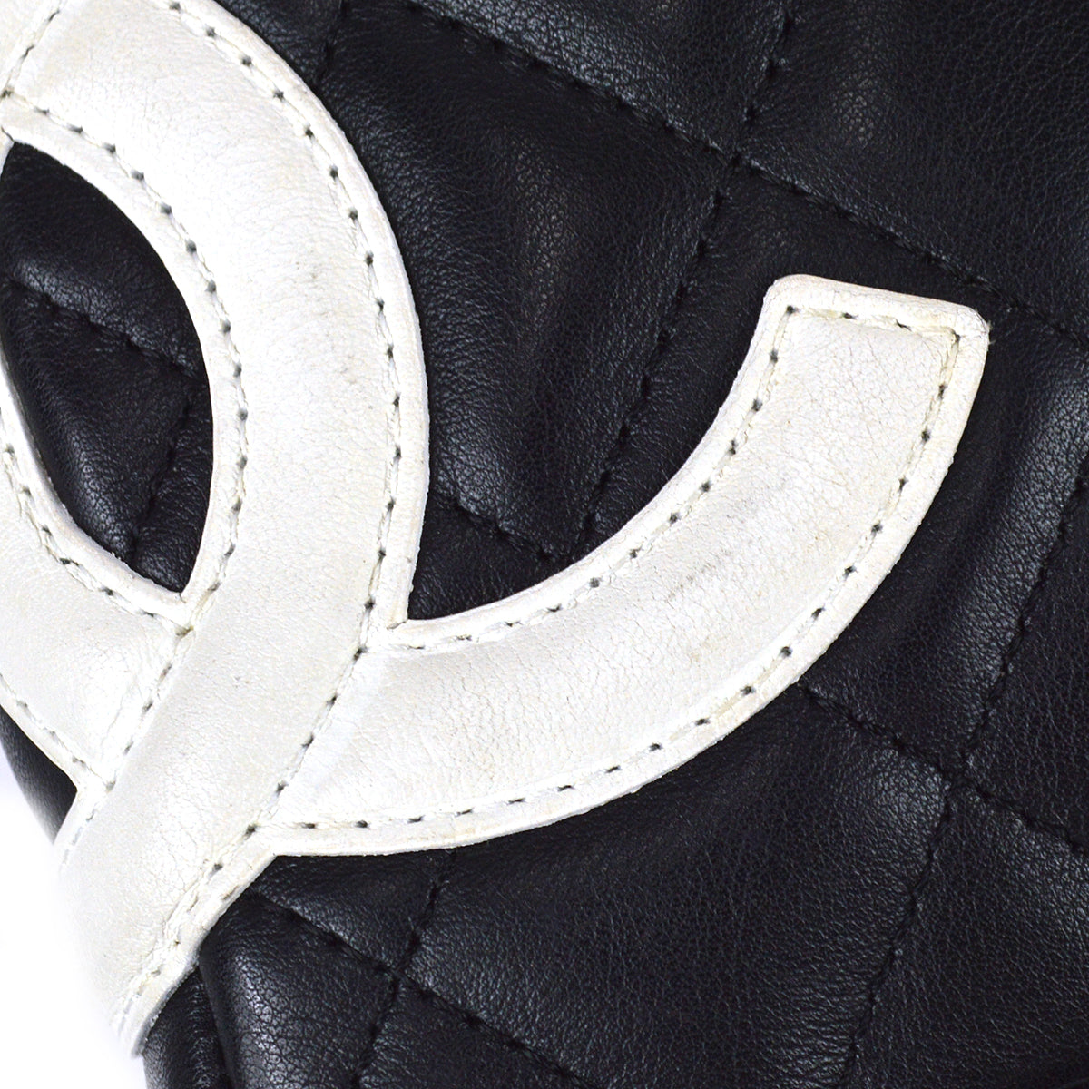 Chanel Cambon Ligne Shoulder Bag Black Calfskin
