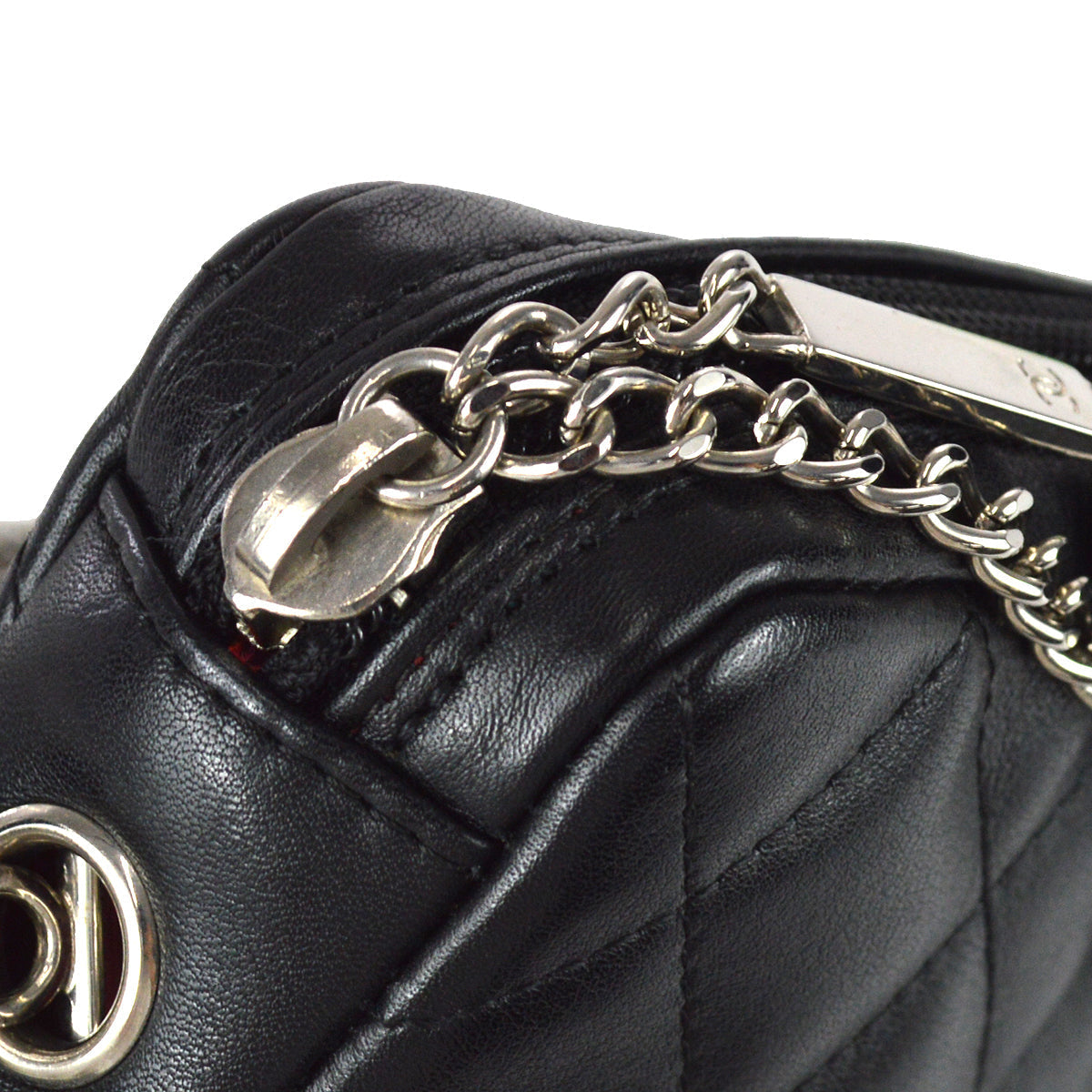 Chanel Cambon Ligne Shoulder Bag Black Calfskin