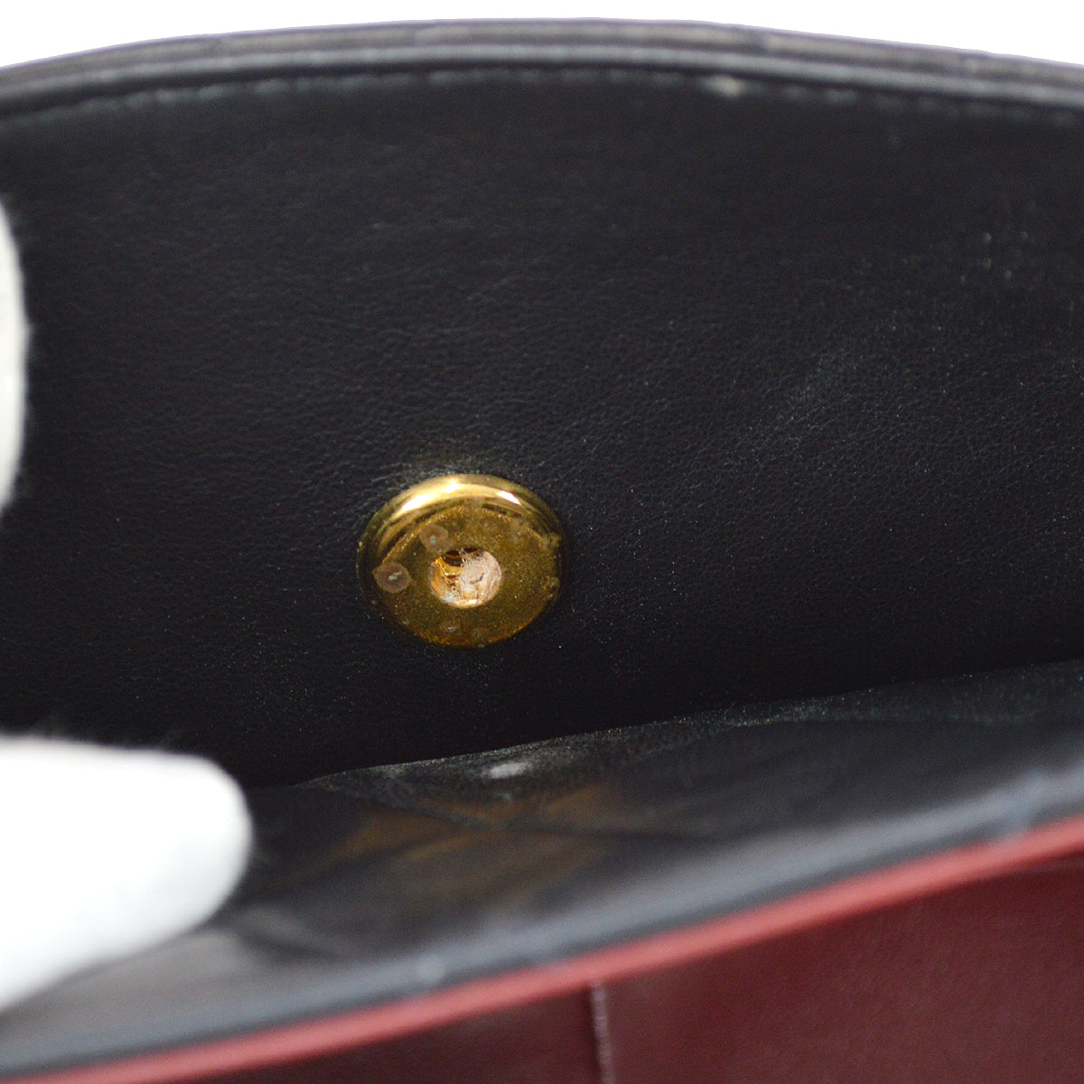 Chanel Classic Flap Bijou Chain Shoulder Bag Black Lambskin