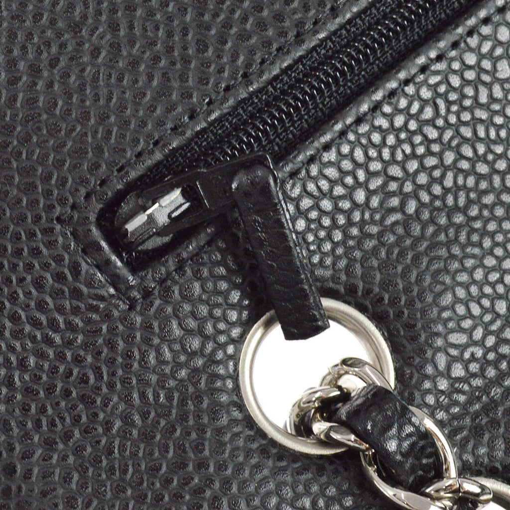 Chanel Classic Double Flap Medium Shoulder Bag Black Caviar