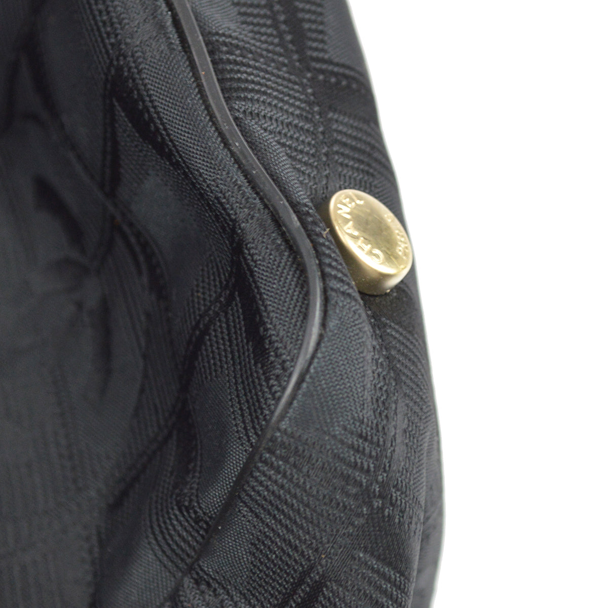 Chanel Travel Line Tote Handbag Black