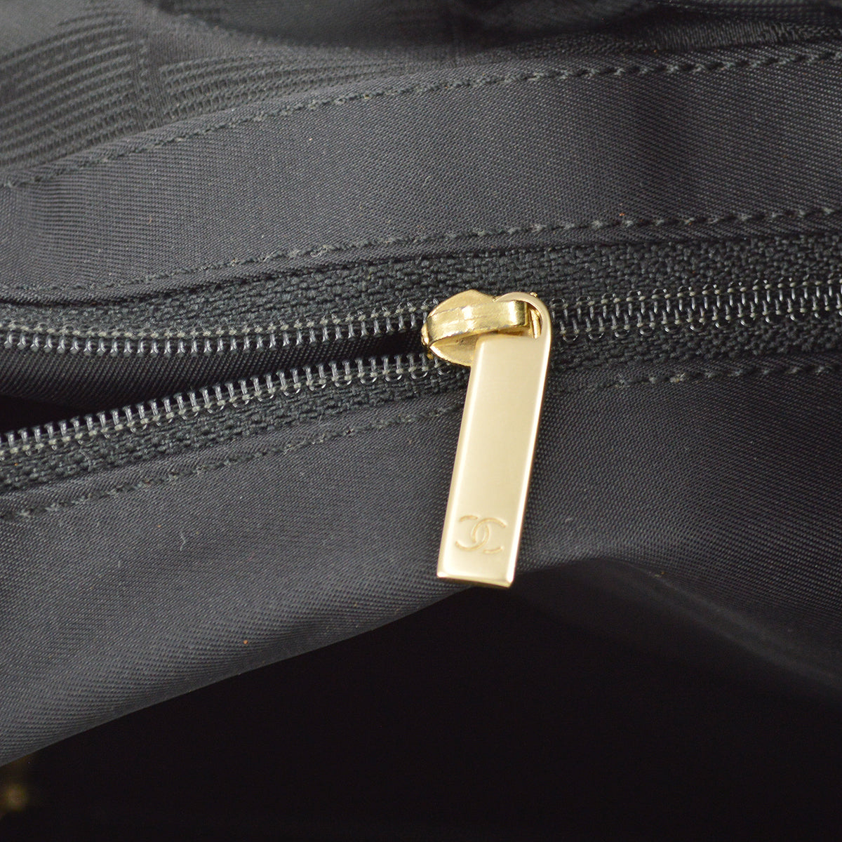 Chanel Travel Line Tote Handbag Black