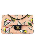 Chanel Double Chain Shoulder Bag Pink