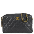 Chanel Chain Shoulder Bag Black Caviar