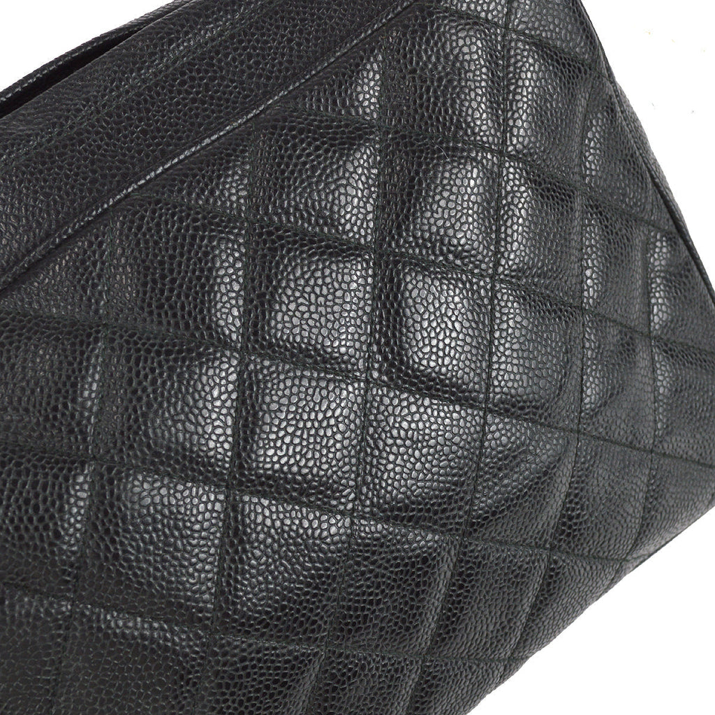 Chanel Chain Shoulder Bag Black Caviar