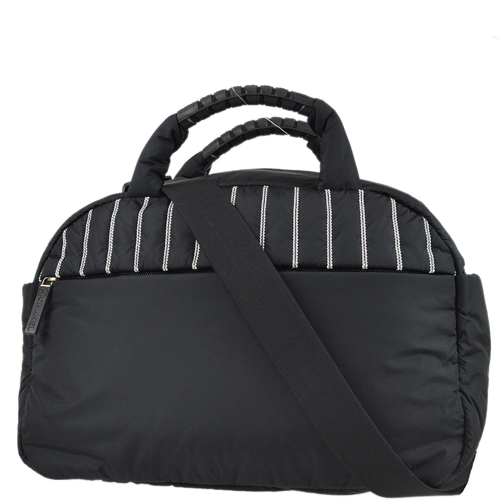 Chanel Sport Line Duffle Gym Bag Black