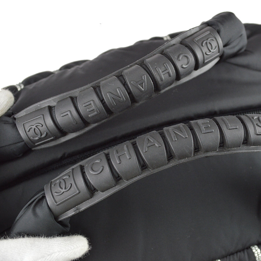 Chanel Sport Line Duffle Gym Bag Black