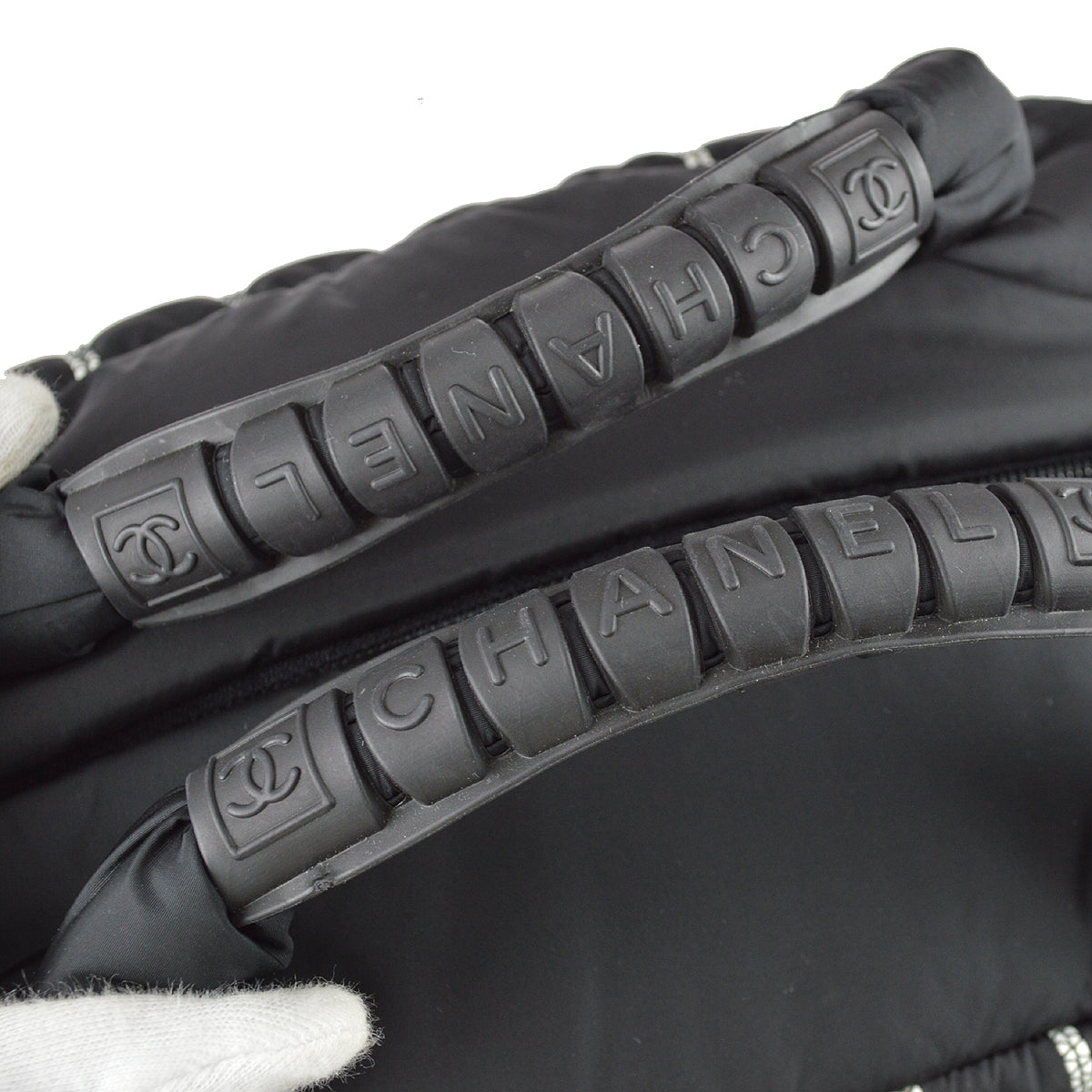 Chanel Sport Line Duffle Gym Bag Black