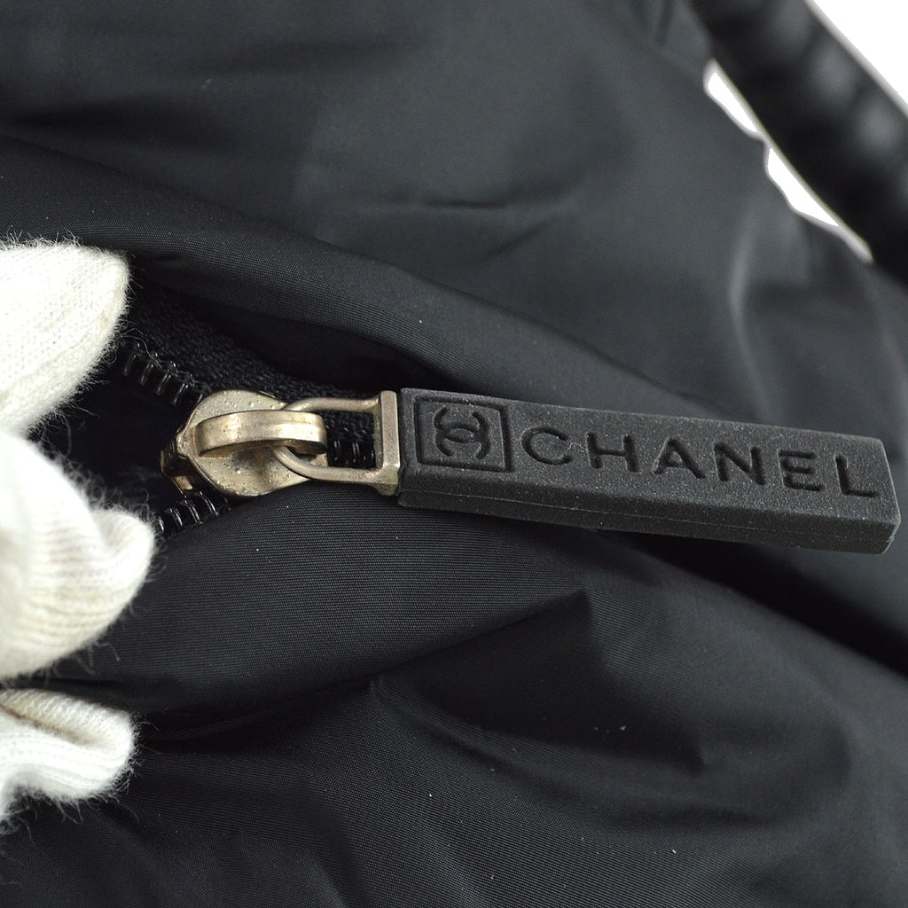 Chanel Sport Line Duffle Gym Bag Black