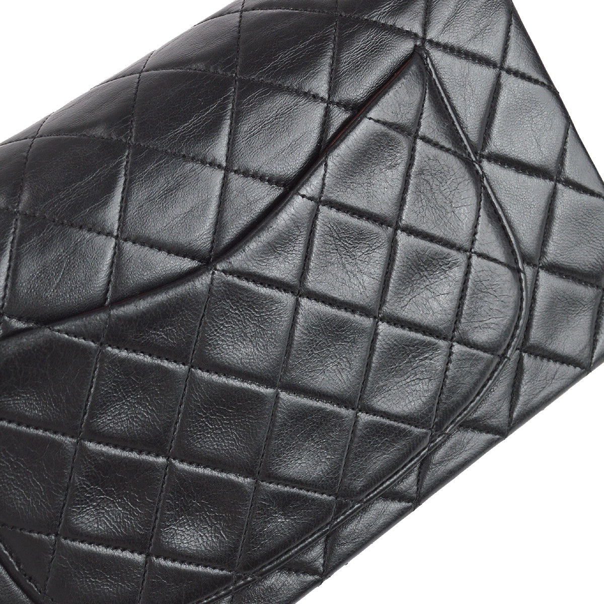 Chanel Black Lambskin Small Classic Double Flap Bag