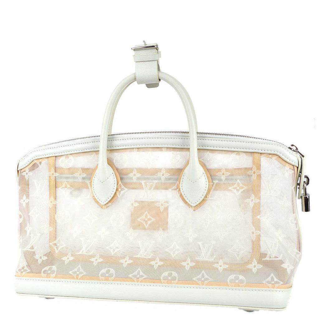 Louis Vuitton 2012 Monogram Transparent Lockit East West Handbag M40701