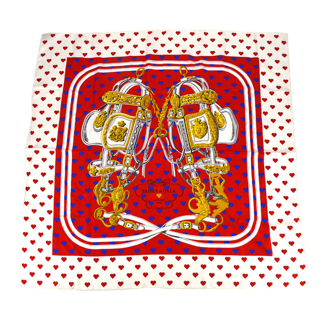 Hermes 2016 Carre 90 Brides De Gala Love by Aline Honore