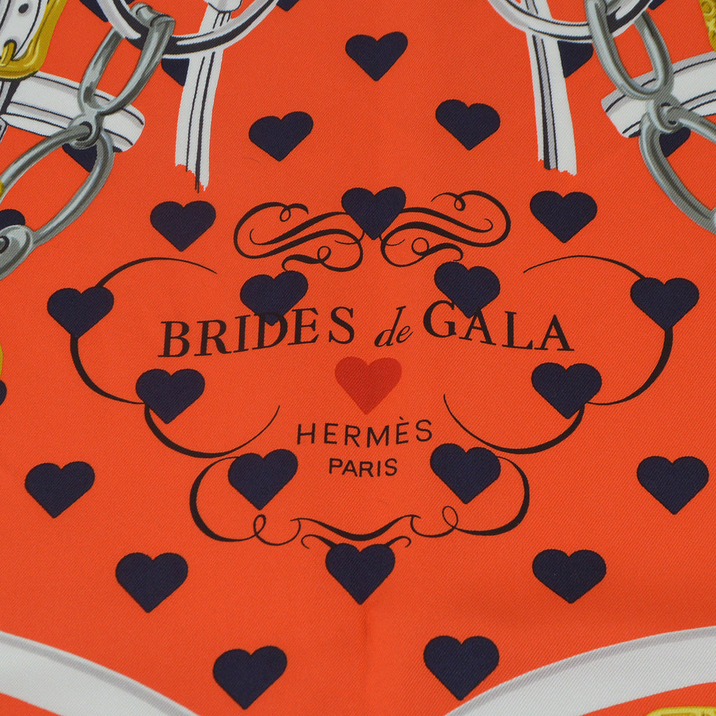 Hermes 2016 Carre 90 Brides De Gala Love by Aline Honore