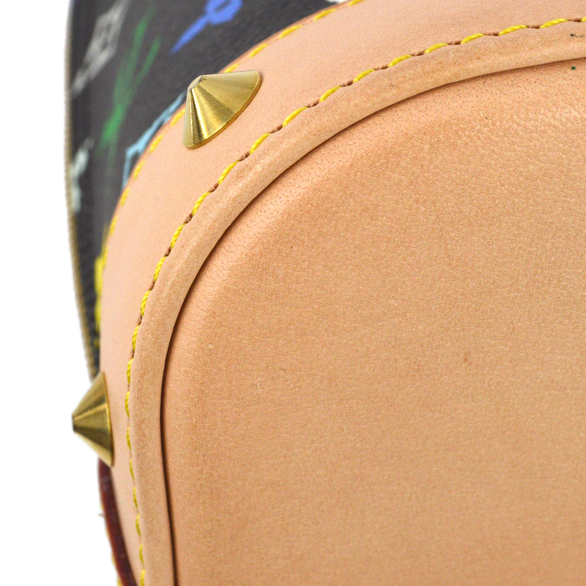 Louis Vuitton 2011 Black Monogram Multicolor Alma PM M40444