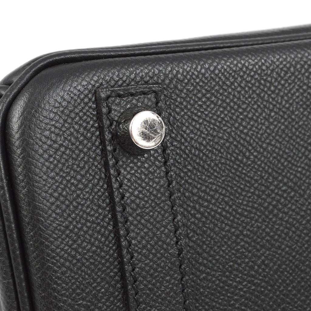 Hermes 2010 Black Epsom Birkin 30 Handbag