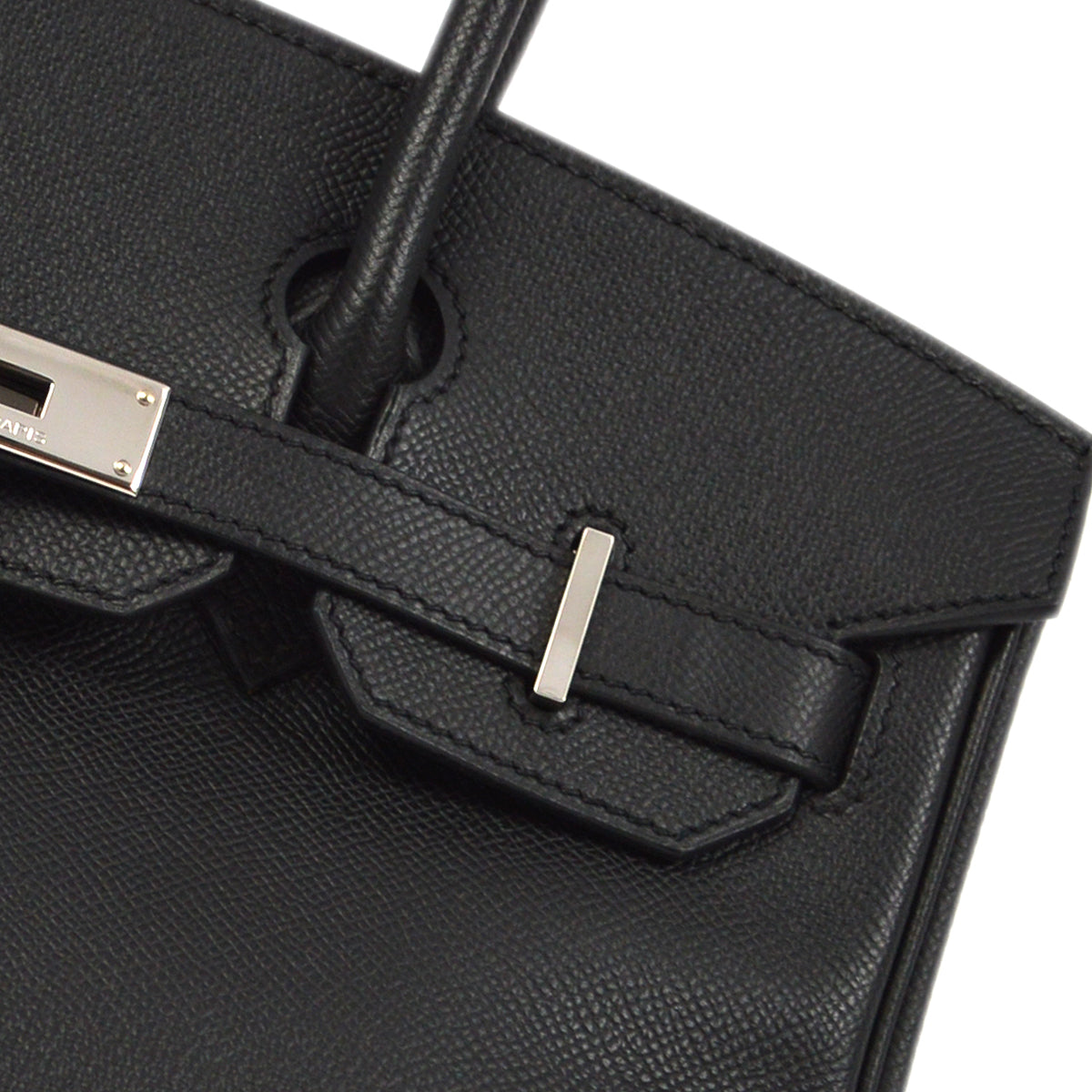 Hermes 2010 Black Epsom Birkin 30 Handbag