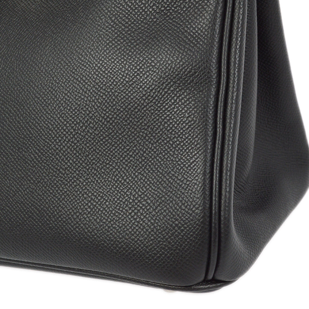Hermes 2010 Black Epsom Birkin 30 Handbag