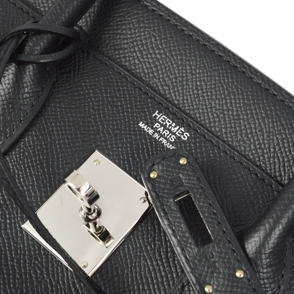 Hermes 2010 Black Epsom Birkin 30 Handbag