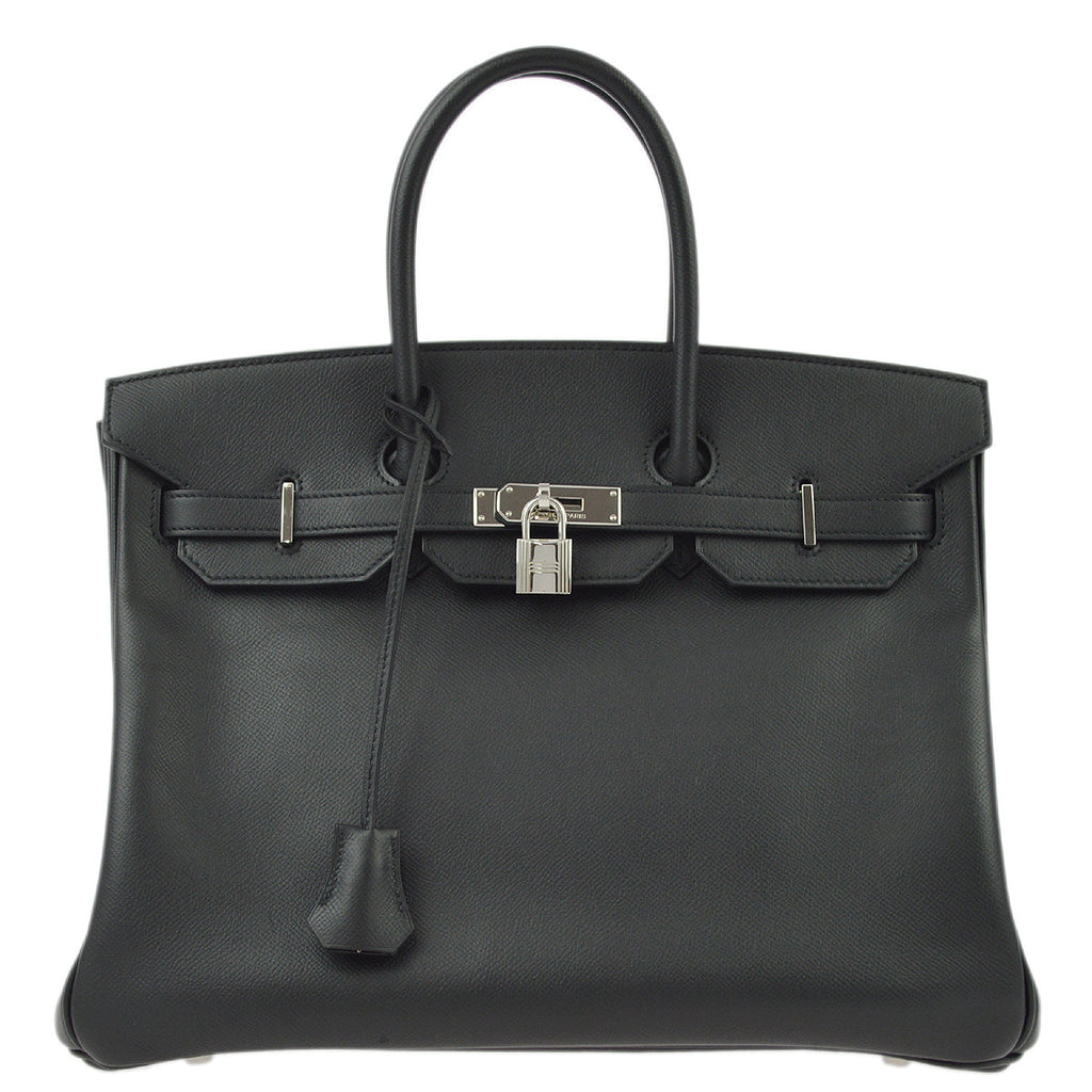 Hermes 2010 Black Epsom Birkin 35 Handbag