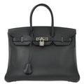 Hermes 2010 Black Epsom Birkin 35 Handbag