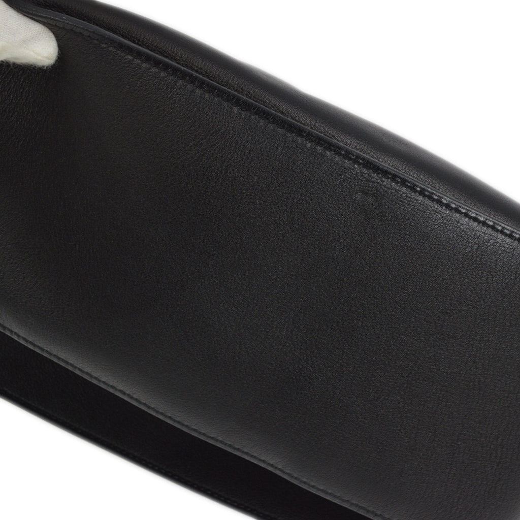 Hermes 2010 Black Swift Jypsiere 28 Shoulder Bag