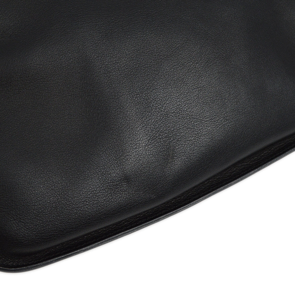 Hermes 2010 Black Swift Jypsiere 28 Shoulder Bag