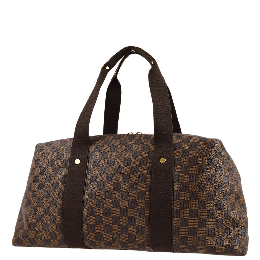 Louis Vuitton 2011 Damier Weekender MM Shoulder Duffle Bag N41138