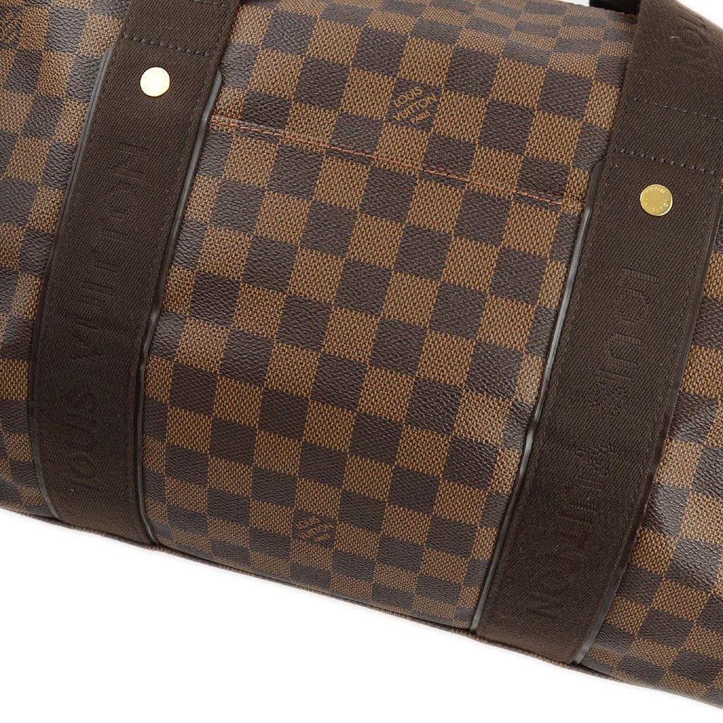Louis Vuitton 2011 Damier Weekender MM Shoulder Duffle Bag N41138