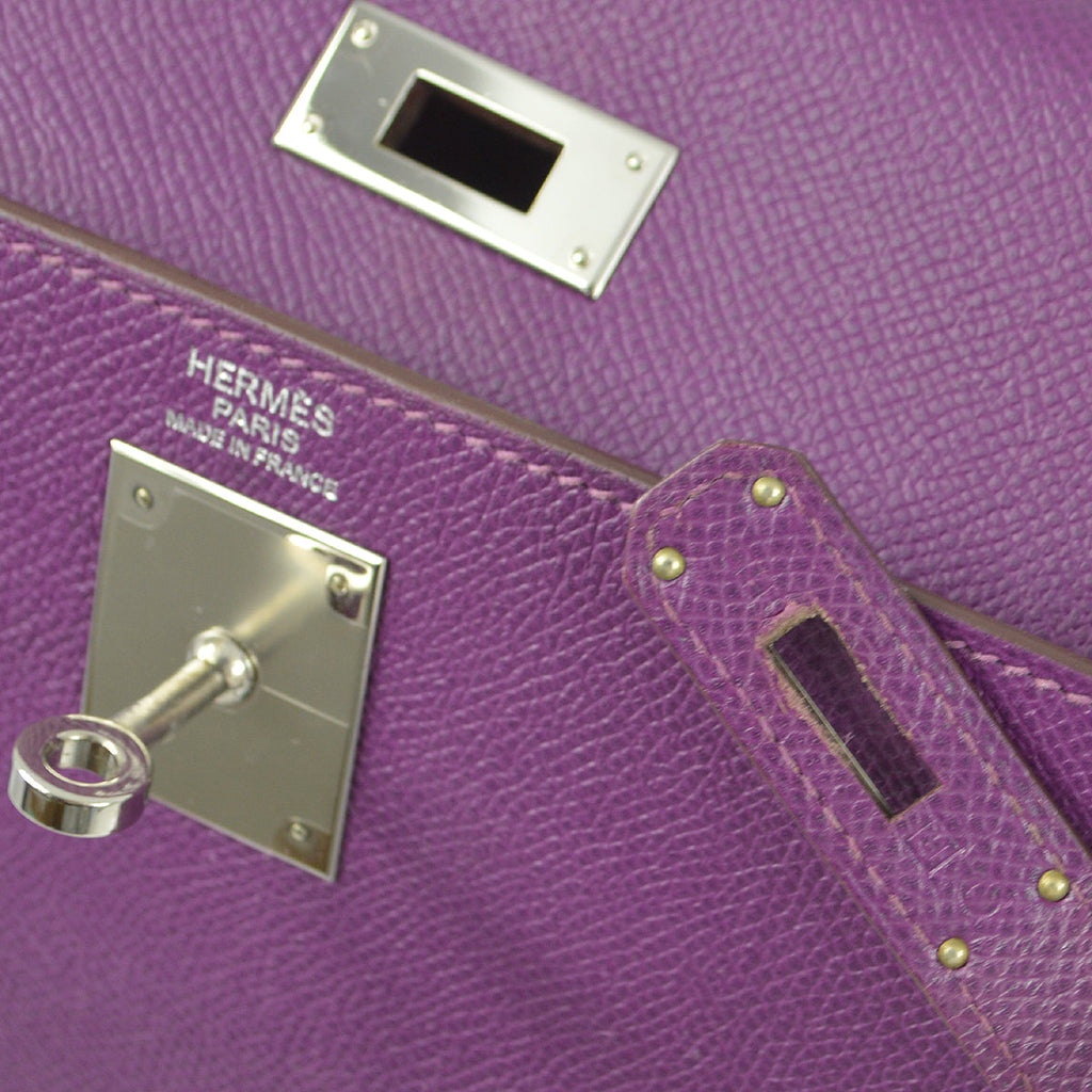 Hermes 2014 Anemone Epsom Kelly 32 Sellier