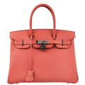 Hermes 2013 Flamingo Epsom Birkin 30