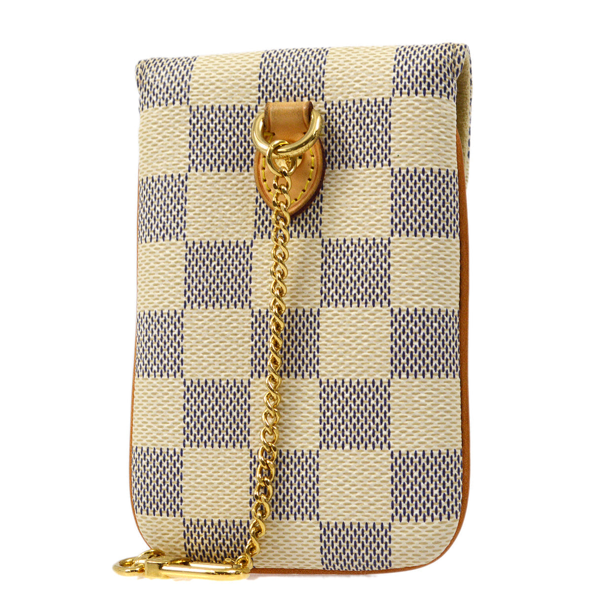 Louis Vuitton 2010 Damier Azur Etui Phone Case N60026 Small New