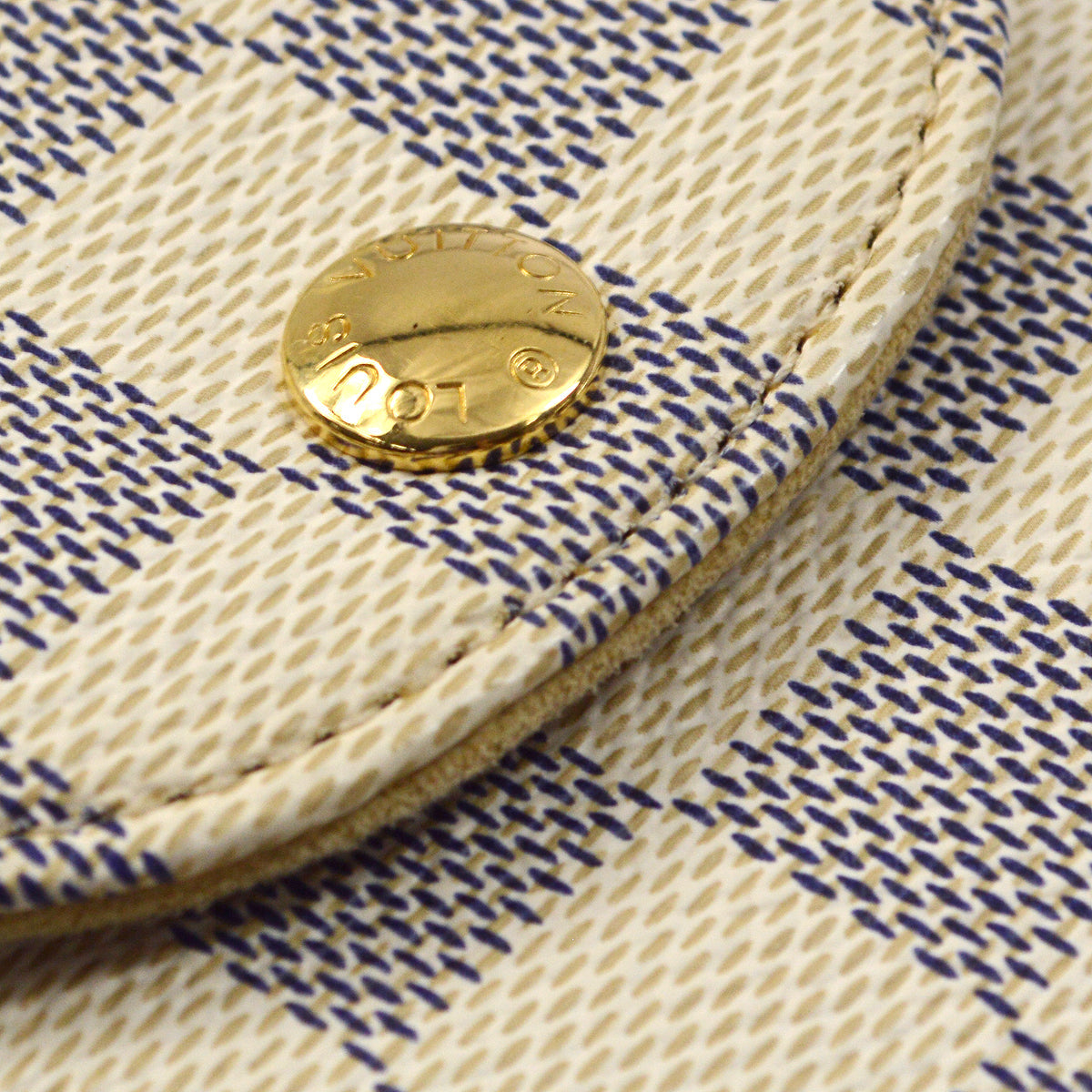 Louis Vuitton 2010 Damier Azur Etui Phone Case N60026 Small New