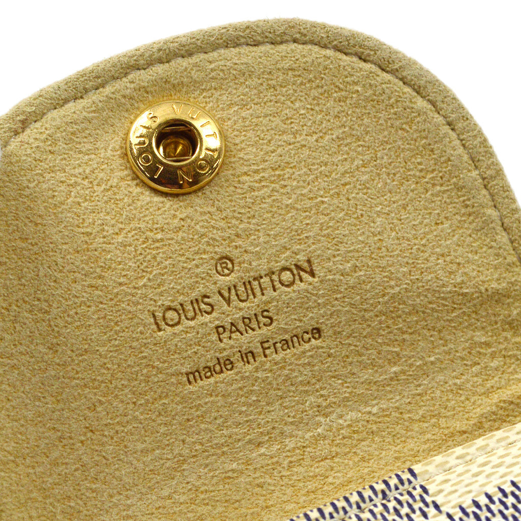 Louis Vuitton 2010 Damier Azur Etui Phone Case N60026 Small New